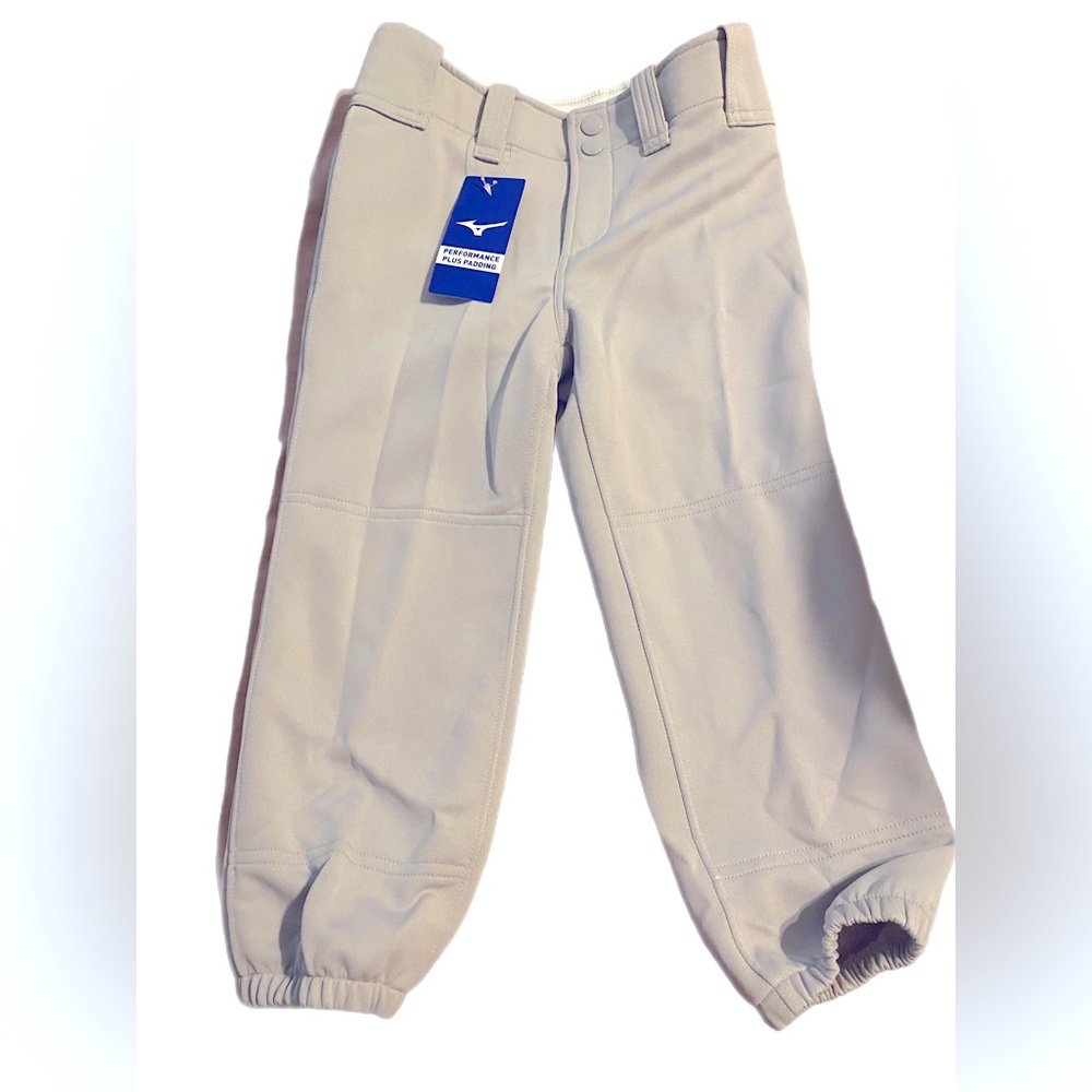 Mizuno Girls Softball Pants Gray NWT